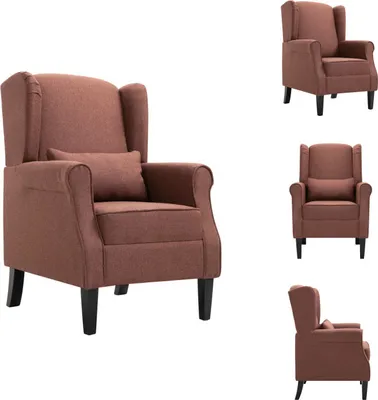 Produktbild von vidaXL Sessel Braun Stoff -  Sessel