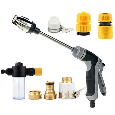 Produktbild von Power Jet Hochdruckpistole,Water Hochdruckreiniger,Hochdruck Power Wasserpistole Für Gartenschlauch,mit Einstellbarem Wasserdurchfluss für Bewässerung