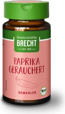 Image de Moulin à épices Brecht paprika fumé gem verre 40g,