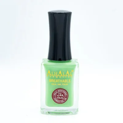 Produktbild von AL-166 FAJAR Grün Halal Nagellack | Wasserdurchlässig, Atmungsaktiv, Vegan & Alkoholfrei – Für Wudu