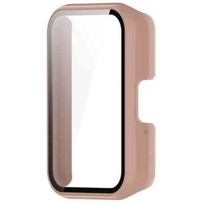 Produktbild von Etui Bizon Case+Glass Watch do Galaxy Fit 3, różowe