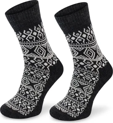 Produktbild von SKIETY Comodo Everyday Hiking Merino Wandersocken, Dunkelgrau - 35-38