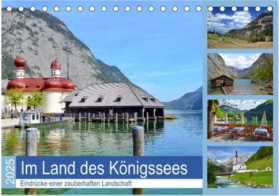 Produktbild von Im Land des Königssees (Tischkalender 2025 DIN A5 quer), CALVENDO Monatskalender