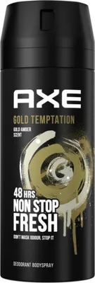 Produktbild von AX - Deodorant Spray - Gold Temptation - Luxusduft - Orientalisch & Frisch - 150 ml - 1 Stück