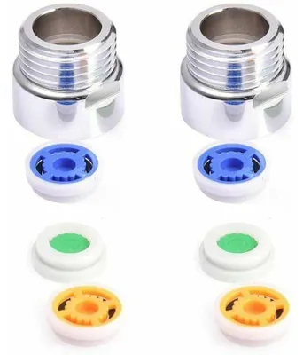 Produktbild von 2-teiliges Duschreduzierset, Durchflussbegrenzer für Küche, Esszimmer und Badezimmer