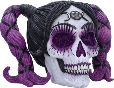 Produktbild von Drop Dead Gorgeous - Myths & Magic Voodoo Doll Totenkopf 20,5cm