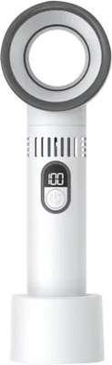 Immagine prodotto di Ventilatore portatile per l'ufficio, 5 velocità, comandi touch, silenzioso, per il soggiorno e la camera da letto