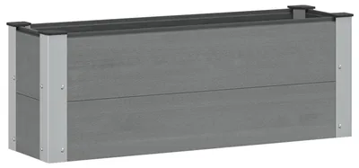 Obrázok produktu pre Vyvýšený záhradný záhon Sivá 100 x 30 x 36 cm