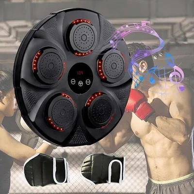 Immagine prodotto di Macchina per l'allenamento di boxe elettronica a montaggio a parete, nera