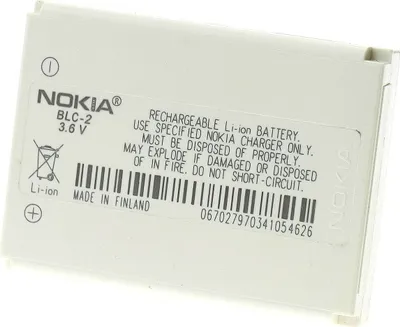 Produktbild von Nokia BLC-2, 1000 mAh, Lithium-Ion (Li-Ion), Nokia 6810, 3330