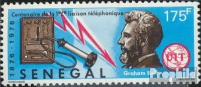 Produktbild von Briefmarken Senegal 1976 Mi 590 (kompl.Ausg.) postfrisch 100 Jahre Telefon