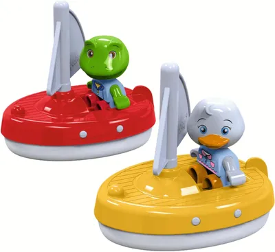 Produktbild von AquaPlay 2 Segelboote + 2 Figuren