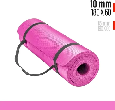 Produktbild von Gymnastikmatte, Yoga-Matte Extra Dick 10mm / 15mm, besonders gelenkschonend, rutschfest und strapazierfähig