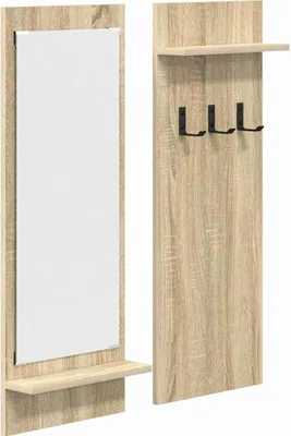 Obrázek produktu pro vidaXL Nástěnný noční stolek Sonoma dub 70 x 10 x 90 cm