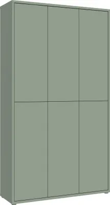 Produktbild von Schuhschrank >Alanna< in Salbei - 109,2x191,9x34,9cm (BxHxT)