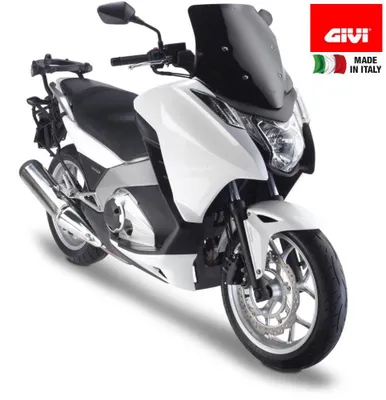 Image de Pare-brise interchangeable GIVI noir 47 x 43 cm pour HONDA Integra 750