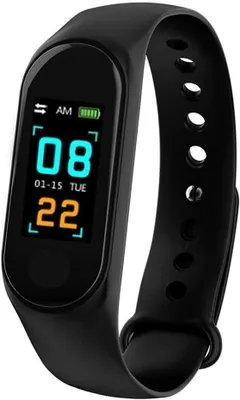 Produktbild von Fitnessarmband wasserdicht IP68, Farbdisplay, Aktivitätstracker, Herzfrequenzmesser, Benachrichtigungen