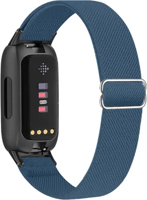 Zdjęcie produktu dla INF Elastyczny pasek Fitbit Inspire 3 z nylonu Ciemnoniebieski