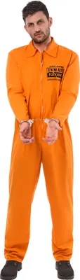 Image de Bristol Novelty - "Convict" Kostüm - Herren/Damen Uni BN6155 (M) (Orange)