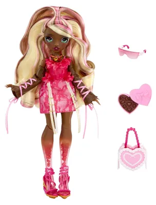 Image de MGA MirrorMi Amora Valentina Love Puppe, 26,5 cm – Poupée de mode avec 15 points d'articulation et accessoires
