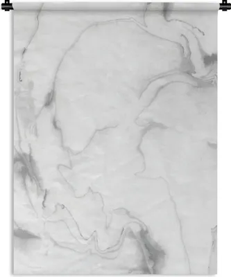 Produktbild von MuchoWow® Wandteppich Wandbehang Marmor - Grau - Muster 90x120 cm Tapisserie Dekoration Wandtuch - Wanddeko