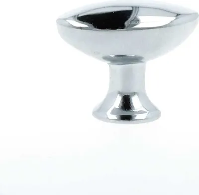 Produktbild von Schrankknopf Möbelknopf Knopf Küchenknopf Küchengriff Knauf Edelstahl oder Chrom Chrom glänzend