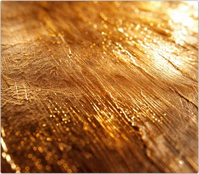 Produktbild von Spritzschutz Herdabdeckplatte Schneidebrett aus Glas Goldene Textur 1-Teilig (60x52cm)