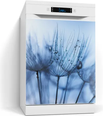 Produktbild von DEQORI Magnetmatte Spülmaschine beschreibbar 60x70 cm 'Pusteblumenperlen' Magnetfolie