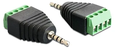 Obrázok produktu pre DeLOCK 65454, 2.5mm, 4pin, Čierna, Zelená