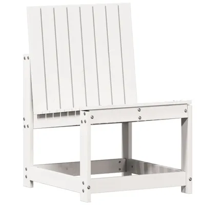 Immagine prodotto di Sedia da Giardino Bianca 50,5x55x77 cm Legno Massello di Pino