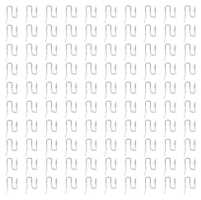 Imagen del producto de Universal, juego de 100 grapas precortadas de 0,6 mm a 0,8 mm para grapadora de plástico, herramienta de reparación para soldadoras