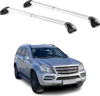 Produktbild von Dachträger Grundtäger für Mercedes GL Klasse X164 2006-2012 100kg Alu Silber ABE