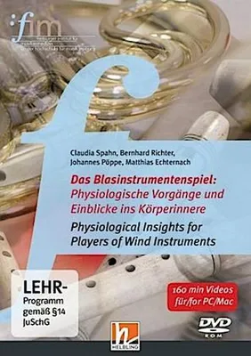 Obrázek produktu pro Das Blasinstrumentenspiel: Physiologische Vorgänge und Einblicke ins Körperinnere. DVD