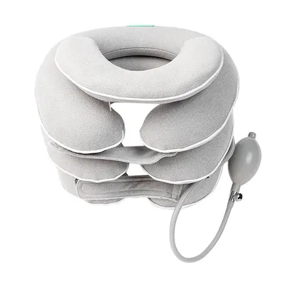 Produktbild von 3+1-Halswirbel-Traktionsgerät, höhenverstellbar 18-25 cm, ergonomisch, dehnt die Wirbelsäule und lindert Schmerzen, Universalgröße
