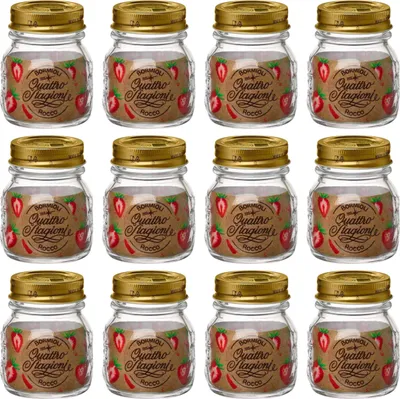 Produktbild von Bormioli Rocco Weckjars Quattro Stagioni - ø 8,5 cm / 250 ml - 12 Stück