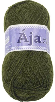 Obrázok produktu pre Priadza ÁJA - 50 g / 217 m - zelená