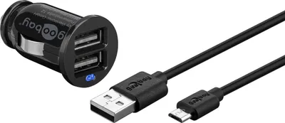 Zdjęcie produktu dla Goobay 71692, Automatyczna, Zapalniczka, 5 V, 1 m, Czarny