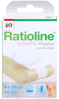 Produktbild von Ratioline Wundschnellverband 4 cm x 1 m, 1 St. Pflaster
