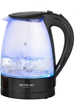 Produktbild von Michelino Wasserkocher Glas 1,7 Liter – mit LED-Beleuchtung und modernen Funktionen