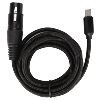Produktbild von USB-C-auf-XLR-Buchsenkabel, geräuscharmes HIFI-Plug-and-Play-USB-C-Mikrofonkabel für Windows