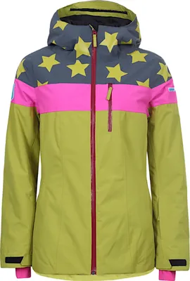 Produktbild von Icepeak Clearlake Skijacke Gr.34 grün-pink (4-53101575-510)