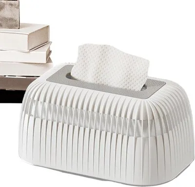 Image de Boîte à mouchoirs cubique, élégant porte-boîte à mouchoirs, distributeur de mouchoirs carré