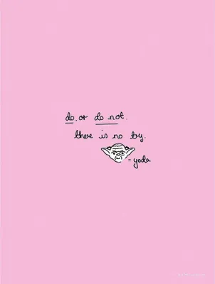 Produktbild von Poster Star Wars Quote Yoda Cute 40x50 cm