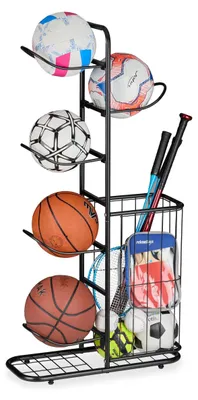 Productafbeelding van Omgoods - Ballenrek met 5 Verwijderbare Ballenhouders