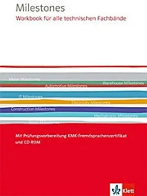Obrázek produktu pro Milestones Workbook für alle technischen Fachbände. Mit Prüfungsvorbereitung KMK-Fremdsprachenzertifikat und CD-ROM