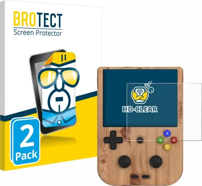 Produktbild von 2x Für Anbernic RG405V Schutzfolie BROTECT Displayschutz Display Schutz Folie Klar Transparent