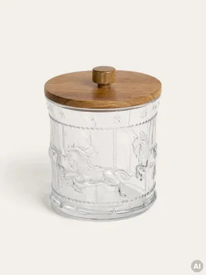 Zdjęcie produktu dla HOMLA Słoik SILVENT ze świątecznym wzorem 27,3x19 cm