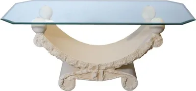 Produktbild von ANTIKES WOHNDESIGN Couchtisch AWD-CT-022 B:60cm H:50cm Weiß-matt-antikfinish