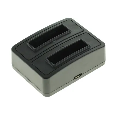 Produktbild von OTB Akkuladestation 1302 Dual kompatibel zu Actionpro X7 / Isaw A1/A2Ace/A3/ Extreme - schwarz