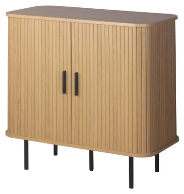 Produktbild von Kommode >Kajsa< in Nachbildung Eiche, Holzwerkstoff - 80x80x40cm (BxHxT)
